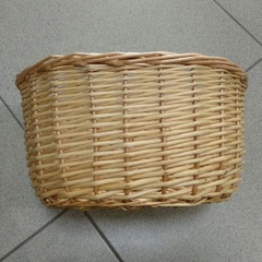 Basket Green Cycle GCB-35 rattan, medium size, no handle