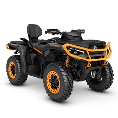 Утилітарний квадроцикл BRP OUTLANDER MAX XT-P 1000R, Mineral Grey Orange Crush, 2025