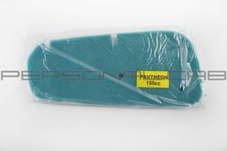 Air filter element Honda Pantheon 150, coated foam, green