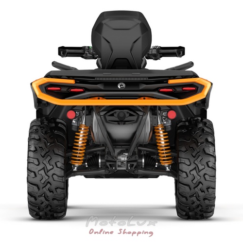 Utility ATV BRP OUTLANDER MAX XT-P 1000R, Mineral Grey Orange Crush, 2025