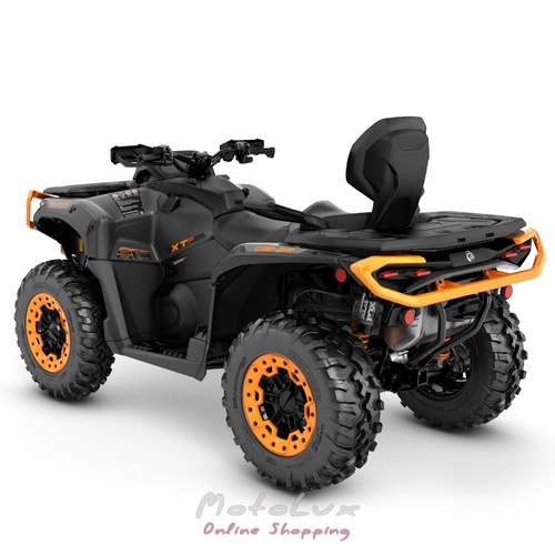 Utility ATV BRP OUTLANDER MAX XT-P 1000R, Mineral Grey Orange Crush, 2025