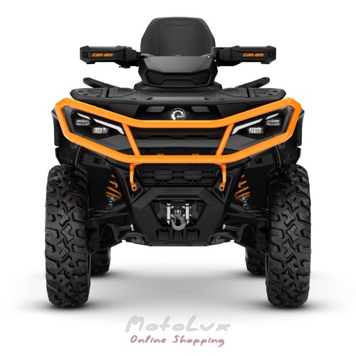 Утилитарный квадроцикл BRP OUTLANDER MAX XT-P 1000R, Mineral Grey Orange Crush, 2025