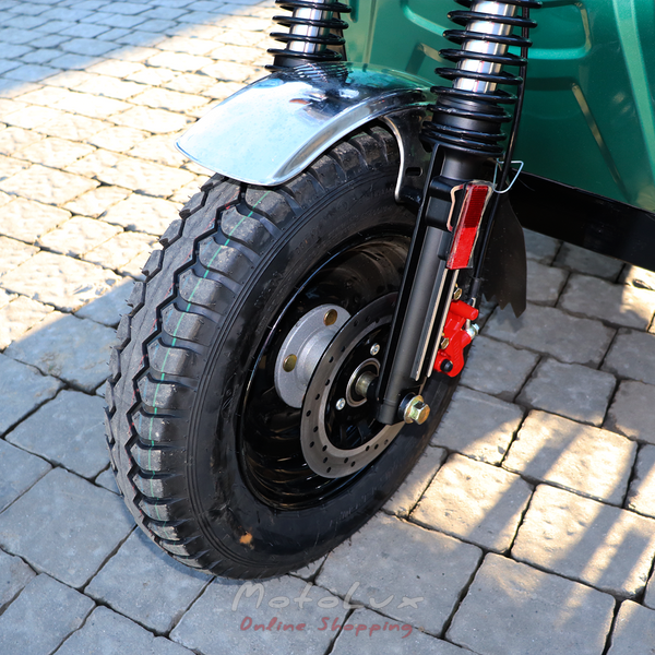 Электротрицикл грузовой FADA БИЗОН 1500W, зелёный