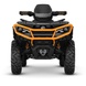 Utility ATV BRP OUTLANDER MAX XT-P 1000R, Mineral Grey Orange Crush, 2025