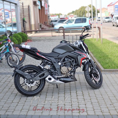 Мотоцикл Voge 300R, Loncin LX300 6 CR6, черный с серым, 2023