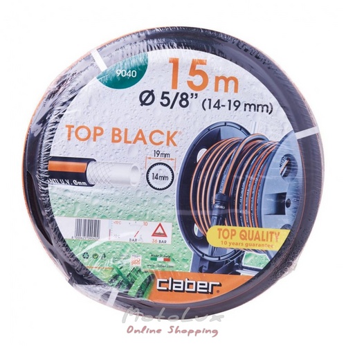 Claber zavlažovacia hadica 5/8 inch, 15 m Top Black