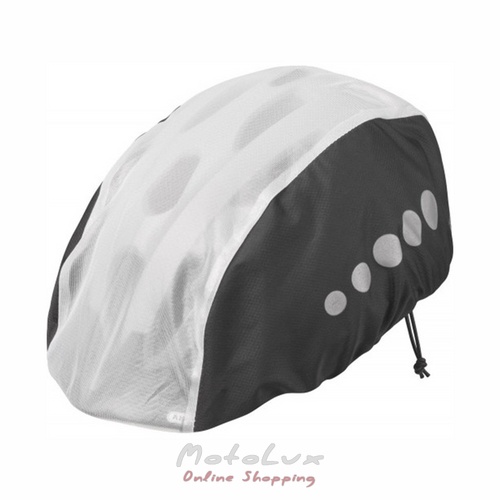 ABUS Helmet Raincap TOPLIGHT, black with white