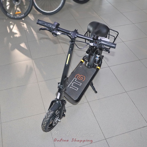 Electric scooter with seat Q2 36V 10.4AH SM, black