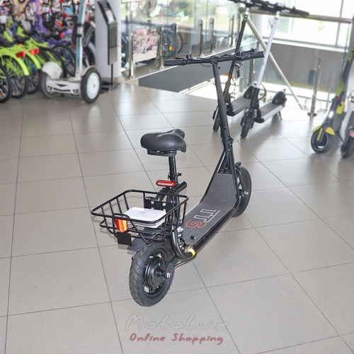 Electric scooter with seat Q2 36V 10.4AH SM, black