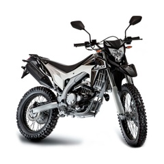 Loncin LX300GY SX2 Pro enduro motorcycle, white