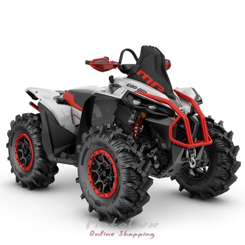 Haszonjármű quad BRP Renegade X MR 1000R, hiper ezüst légiós piros, 2025