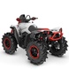 Utility ATV BRP Renegade X MR 1000R, Hyper Silver Legion Red, 2025