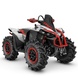 Utility ATV BRP Renegade X MR 1000R, Hyper Silver Legion Red, 2025