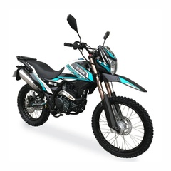 Shineray XY250GY 6C CXR Cross Enduro motorkerékpár, fekete türkiz színnel, 2024