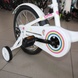 Children's bicycle 16 Neuzer BMX, white with pink