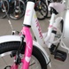 Children's bicycle 16 Neuzer BMX, white with pink