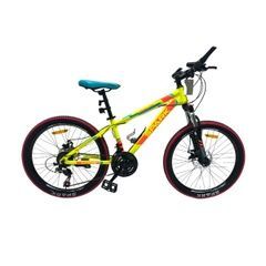 Подростковый велосипед Spark Tracker, колесо 26, рама 13, желтый с красным