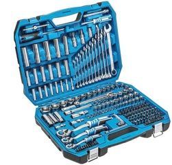 Набор ручного инструмента H&ouml;gert Technik HT1R444, 222 предмета, 1/2", 3/8", 1/4"