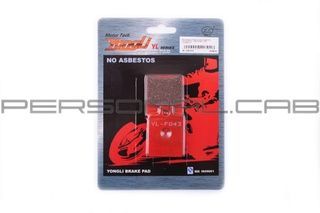 Колодки тормозные, диск, Peugeot, Gelera, CPI, красный