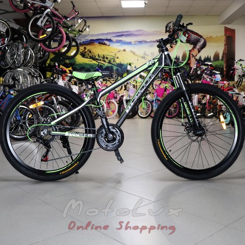 Mountain bike Benetti Вase 26 Stile DD 13, 2021, black-green