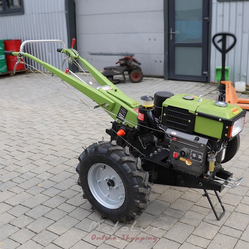 Diesel Walk-Behind Tractor Kentavr MB 1012D-8, Manual Starter, 12 HP + Rotavator