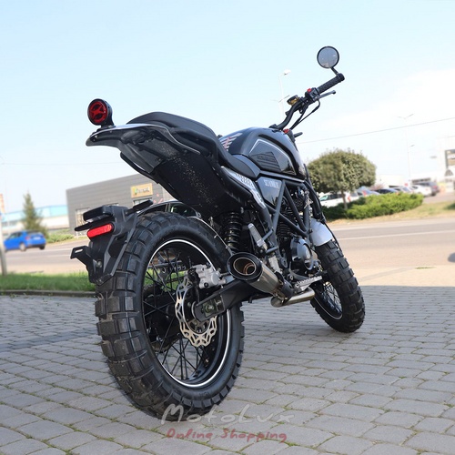 Road motorcycle Geon Scrambler 250, black, 2023