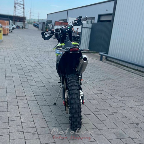 Enduro motorkerékpár ZUUMAV S8 NC 450, kék zölddel