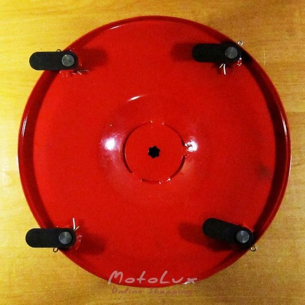 Rotary mower disk for motoblock 105