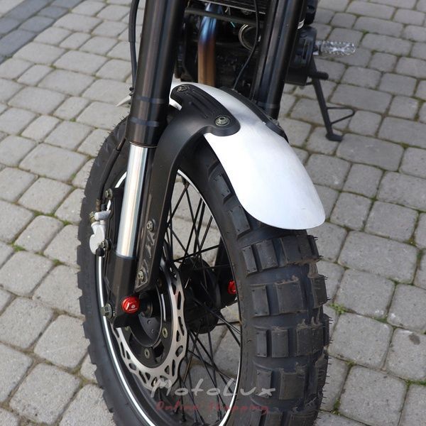 Мотоцикл дорожный Geon Scrambler 250, черный, 2023
