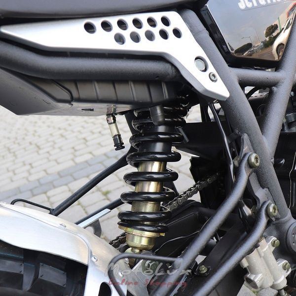Мотоцикл дорожный Geon Scrambler 250, черный, 2023
