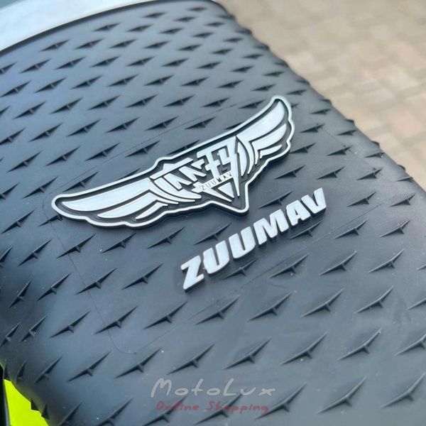 Enduro motocykel ZUUMAV S8 NC 450, modr&aacute; so zelenou