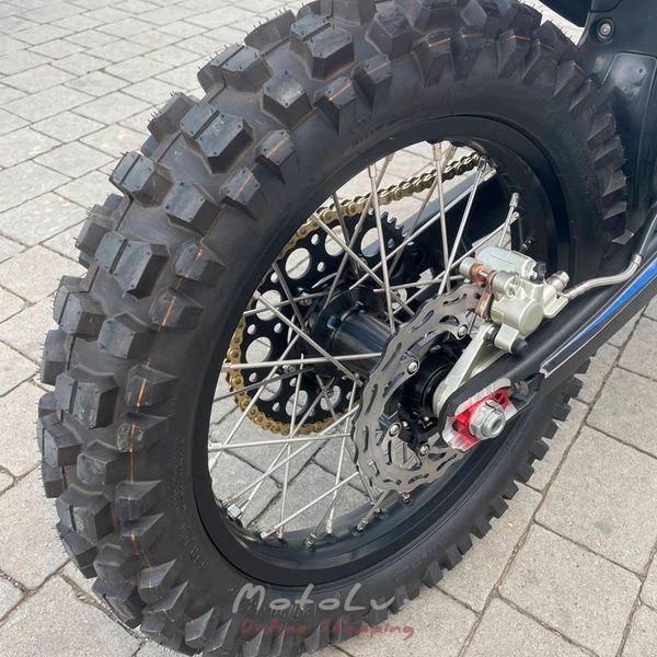Enduro motocykel ZUUMAV S8 NC 450, modr&aacute; so zelenou