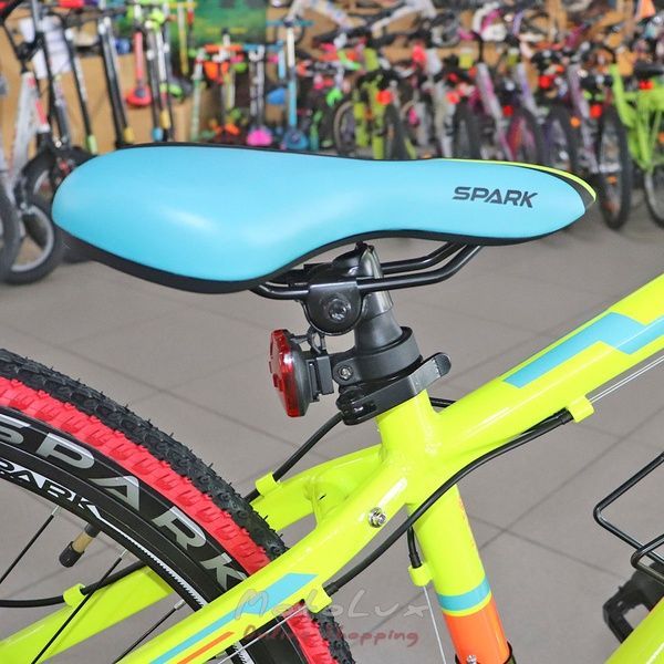 Подростковый велосипед Spark Tracker, колесо 26, рама 13, желтый с красным
