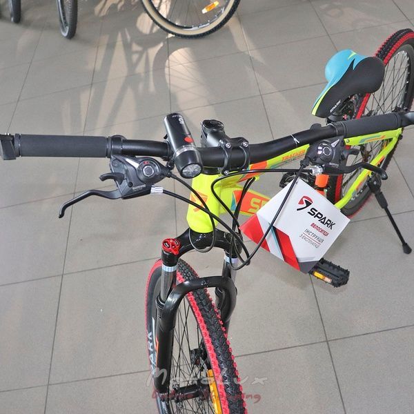 Подростковый велосипед Spark Tracker, колесо 26, рама 13, желтый с красным
