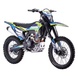 Enduro motocykel ZUUMAV S8 NC 450, modrá so zelenou