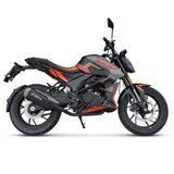 Road motorcycle GEON Vertex 300 SOHC, black with gray