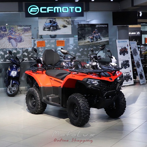 Квадроцикл CFMOTO CFORCE Basic 450L, красный, 2024