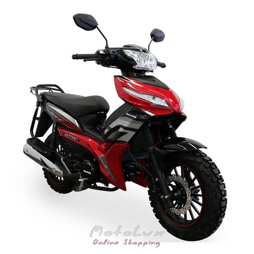 Moped Musstang MT125-3 Active Plus, 8 hp, červený