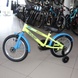 Детский велосипед Neuzer BMX, колеса 16, желтый с черным и синим