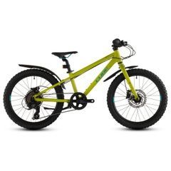 Cube Acid 200 Disc FE kids bike, lime green