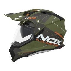 NOX N312 Drone helmet, size XXL, black with green