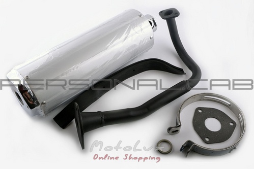 Muffler 4T GY6 50, elbow, gaskets