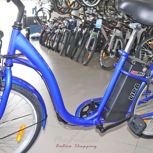 Skybike Lira újratölthető kerékpár, 350 W, kerék 26, kék