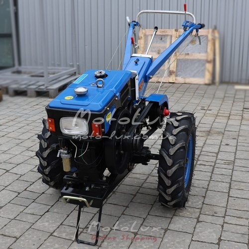 Diesel Walk-Behind Tractor Zubr Plus JR Q78, Manual Starter, 8 HP