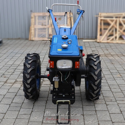 Diesel Walk-Behind Tractor Zubr Plus JR Q78, Manual Starter, 8 HP