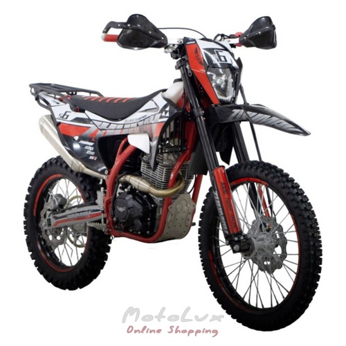 Enduro motocykel ZUUMAV S6, čierna s červenou