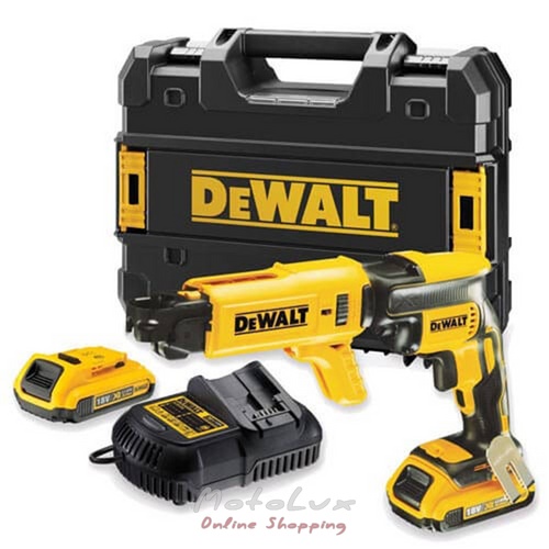 Шуруповерт DeWALT DCF620D2K, 30Н*м, 4400 об/мин