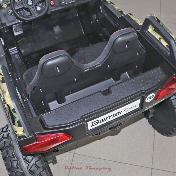 Детский электромобиль джип Bambi M 4170EBLRS 18, камуфляж
