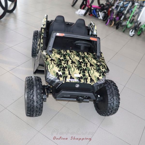 Детский электромобиль джип Bambi M 4170EBLRS 18, камуфляж