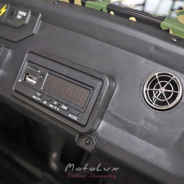 Детский электромобиль джип Bambi M 4170EBLRS 18, камуфляж